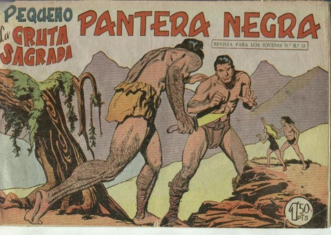 Pequeño Pantera Negra numero 152: la gruta sagrada