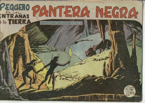 Pequeño Pantera Negra numero 153: En las entrañas de la tierra