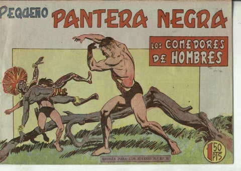 Pequeño Pantera Negra numero 160: Los comedores de hombres