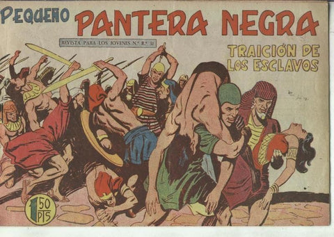 Pequeño Pantera Negra numero 166: Traicion de los esclavos