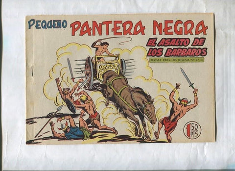 Pequeño Pantera Negra numero 186: El asalto de los barbaros
