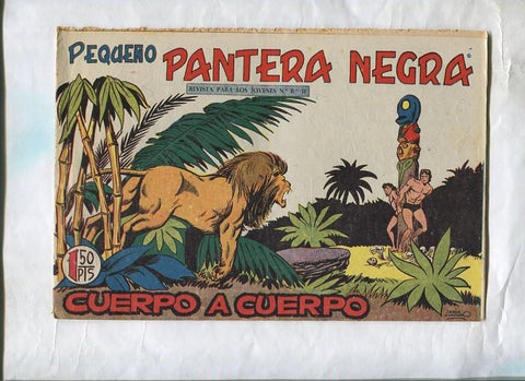 Pequeño Pantera Negra numero 190: Cuerpo a cuerpo