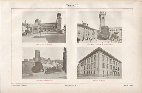 LAMINA ESPASA 847: Imagenes de Trento Italia