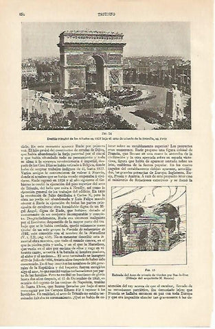 LAMINA ESPASA 894: Desfile de los Aliados en 1918 en Paris
