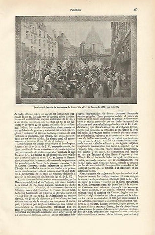 LAMINA ESPASA 899: Traslado al Senado de los trofeos de Austerlitz el 1 de enero de 1806 obra de Detaille