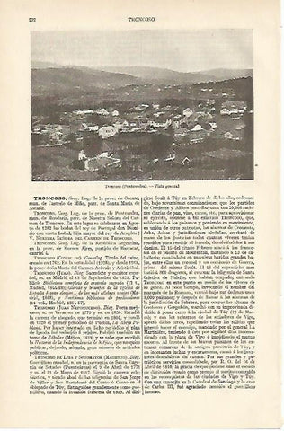 LAMINA ESPASA 904: Vista de Troncoso Pontevendra