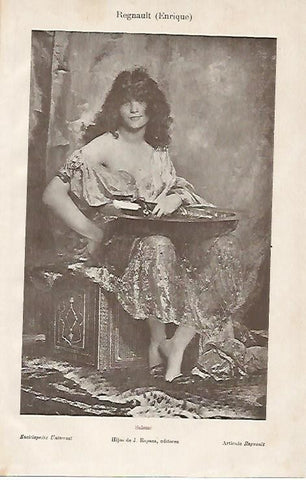 LAMINA ESPASA 965: Salome obra de E. Regnault