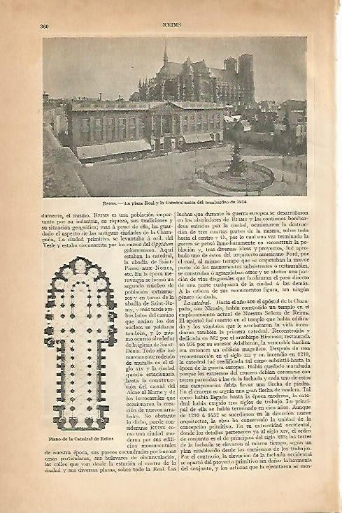 LAMINA ESPASA 970: Reims Francia