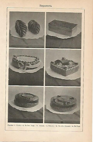 LAMINA ESPASA 1028: Ejemplos de pasteles