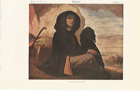 LAMINA ESPASA 1050: Autorretrato obra de Courbet
