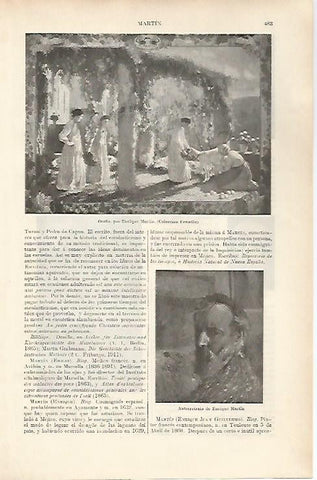 LAMINA ESPASA 1129: Pinturas de Enrique Martin