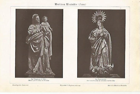 LAMINA ESPASA 1135: Esculturas de Juan artinez Montañes