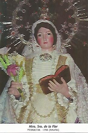 POSTAL 54547: Nuestra Señora de la Flor. Lena Asturias