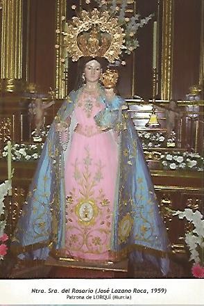 POSTAL 54554: Nuestra Señora del Rosario. Lorqui Murcia