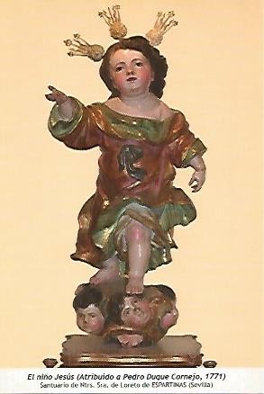 POSTAL 54558: El Niño Jesus 1771. Sevilla