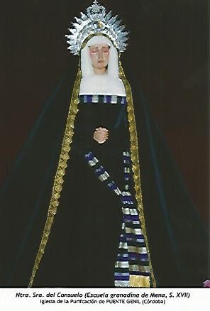 POSTAL 54568: Virgen del Consuelo.  Puente Genil Cordoba