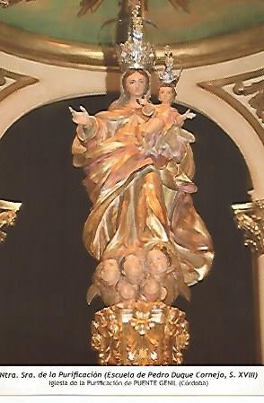 POSTAL 54571: Nuestra Señora de la Purificacion. Puente Genil Cordoba