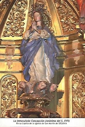 POSTAL 54582: Inmaculada Concepcion sigllo XVII. Segovia