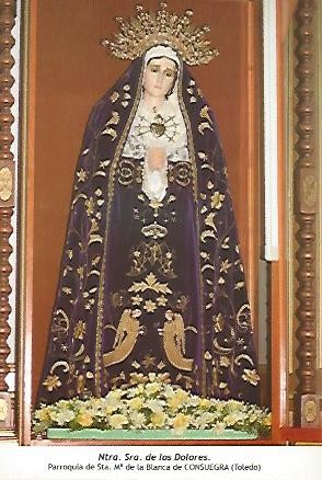 POSTAL 54594: Nuestra Señora de los Dolores. Consuegra Toledo