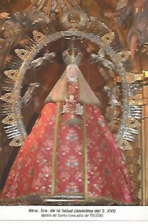 POSTAL 54608: Nuestra Señora de la Salud siglo XVI. Toledo