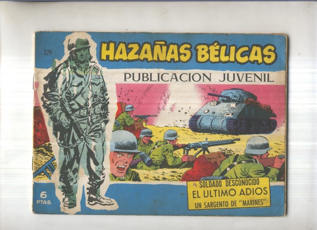 Hazañas Belicas azules numero 329: Soldado desconocido