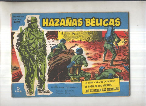 Hazañas Belicas Azules numero 189: La otra cara de la guerra-El oasis de los muertos-