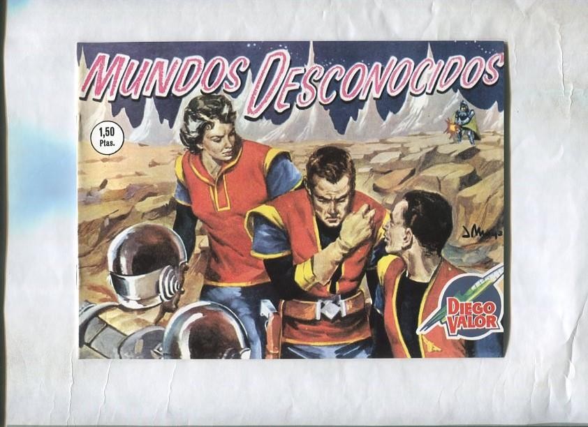 Facsimil: Diego Valor segunda serie numero 03: Mundos desconocidos