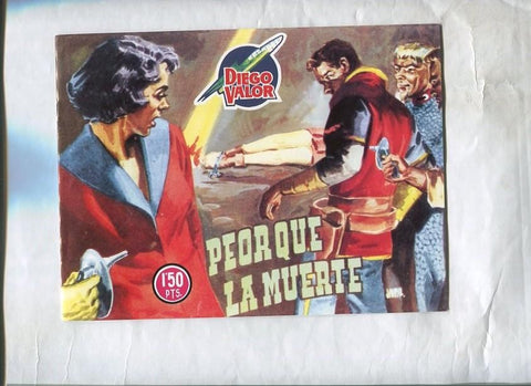 Facsimil: Diego Valor segunda serie numero 30: Peor que la muerte