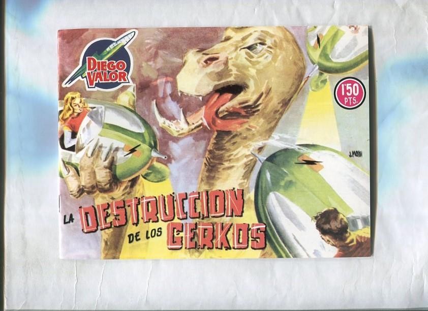 Facsimil: Diego Valor segunda serie numero 35: La destruccion de los Gerkos