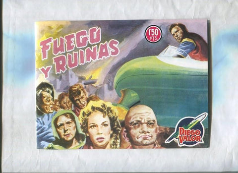 Facsimil: Diego Valor segunda serie numero 36: Fuego y ruinas