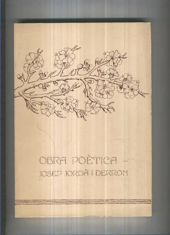 Obra poetica de Josep Jorda i Derrom