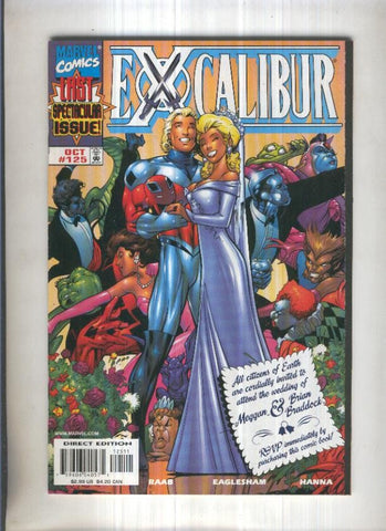 EXCALIBUR Vol.1 No.125 ULTIMO NUMERO: Tying the Knot (Marvel 1998)