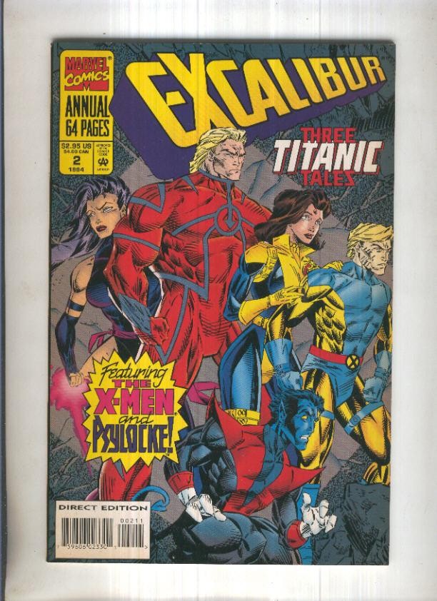 EXCALIBUR ANNUAL 2 1994 Vol.1: Three Titanic Tales (Marvel 1993)