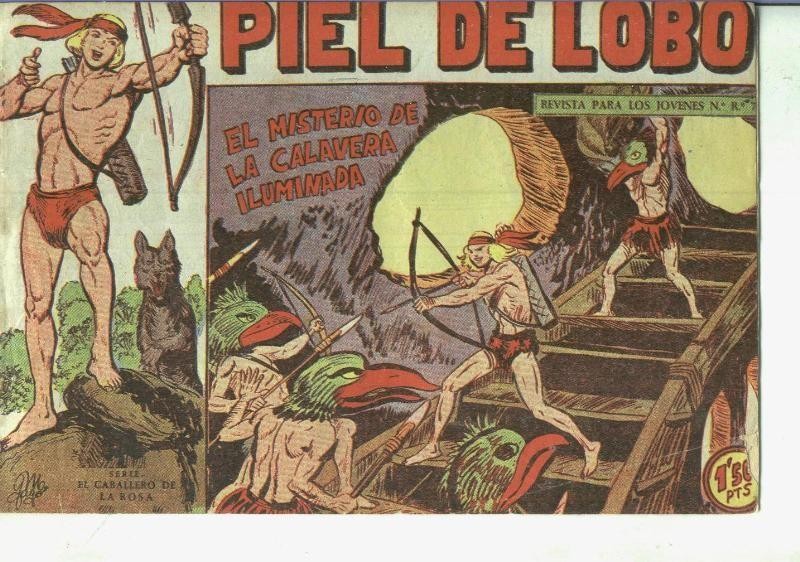 Piel de Lobo numero 65: El misterio de la calavera iluminada