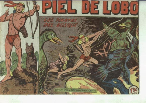 Piel de Lobo numero 75: Los piratas del bosque