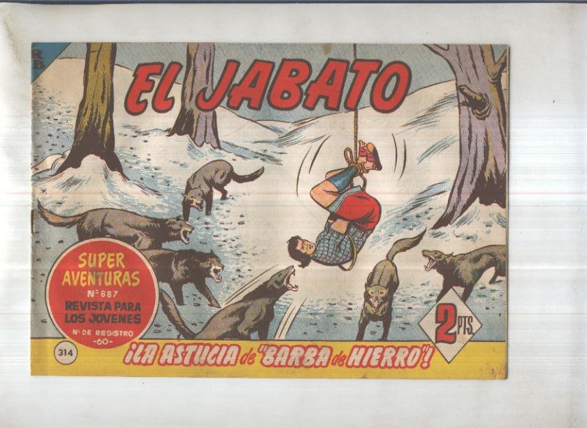 Bruguera: El Jabato numero 314: La astucia de Barba de Hierro