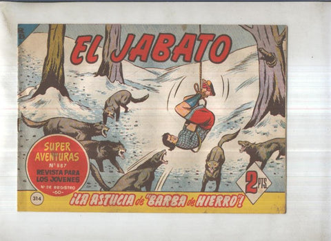 Bruguera: El Jabato numero 314: La astucia de Barba de Hierro
