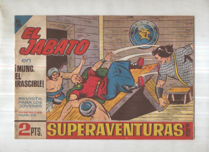 Bruguera: El Jabato numero 316: Mung el irascible