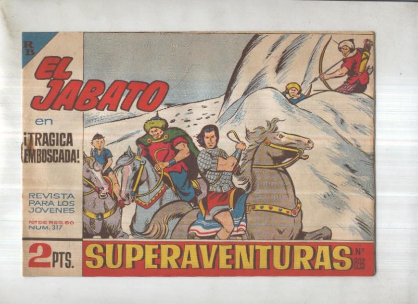 Bruguera: El Jabato numero 317: Tragica emboscada