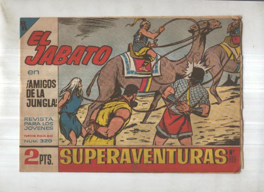 Bruguera: El Jabato numero 320: Amigos de la jungla