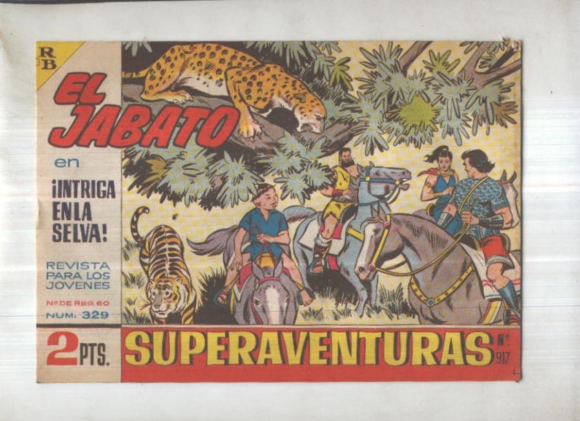 Bruguera: El Jabato numero 329: Intriga en la selva