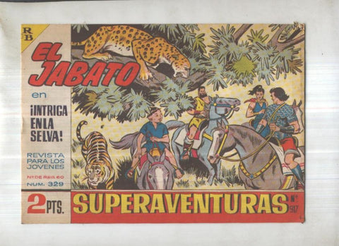 Bruguera: El Jabato numero 329: Intriga en la selva