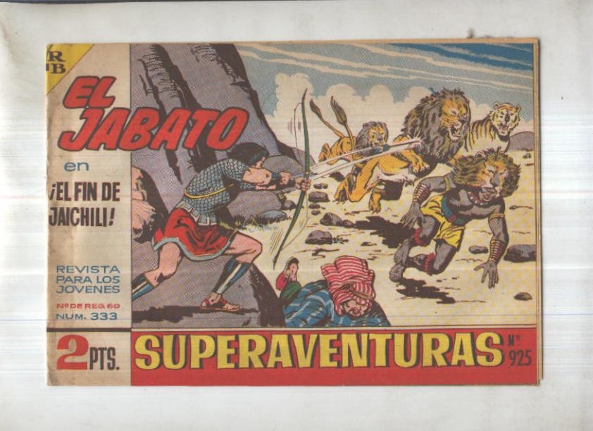 Bruguera: El Jabato numero 333: El fin de Jaichili