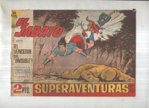 Bruguera: El Jabato numero 337: El vencedor del invisible