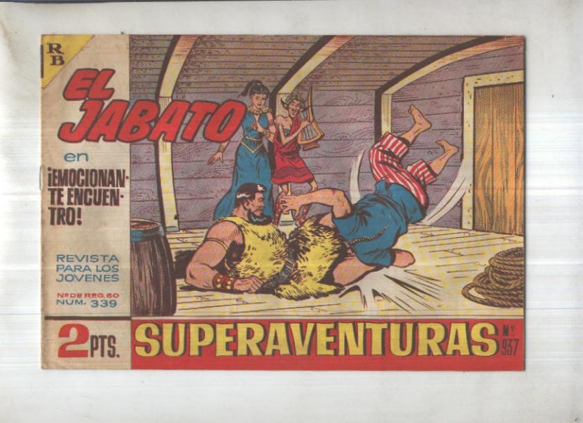 Bruguera: El Jabato numero 339: Emocionante encuentro