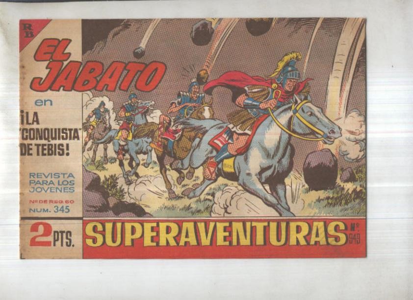 Bruguera: El Jabato numero 345: La conquista de Tebis
