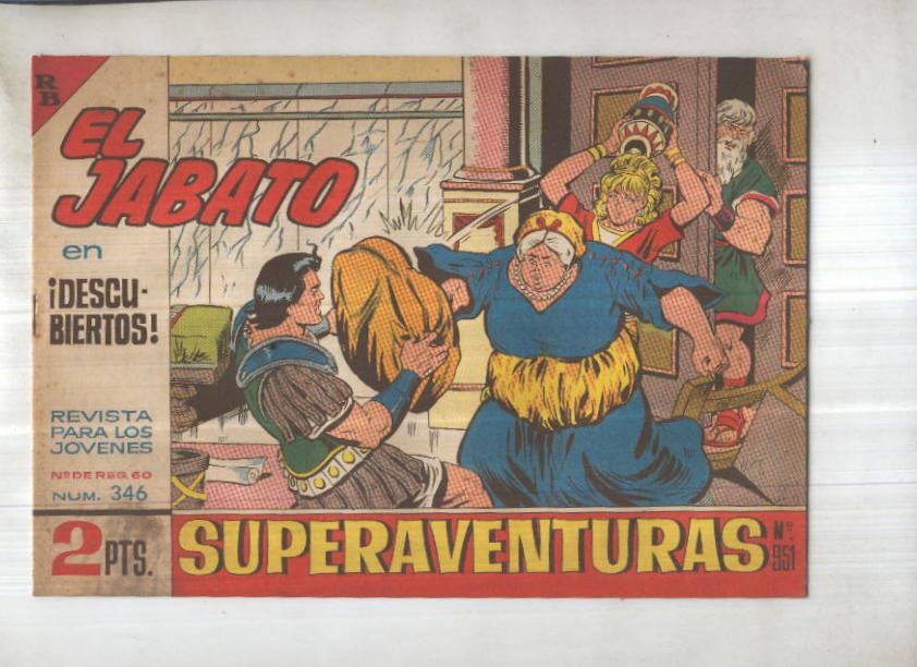 Bruguera: El Jabato numero 346: Descubiertos