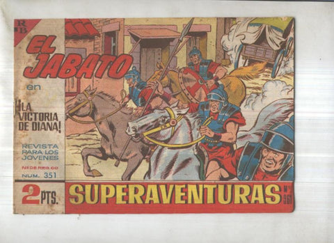 Bruguera: El Jabato numero 351: La victoria de Diana