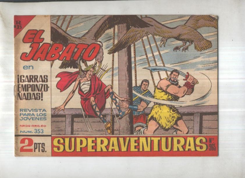 Bruguera: El Jabato numero 353: Garras empozoñadas