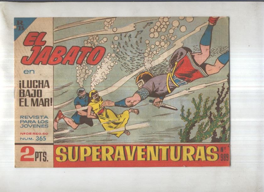 Bruguera: El Jabato numero 365: Lucha bajo el mar